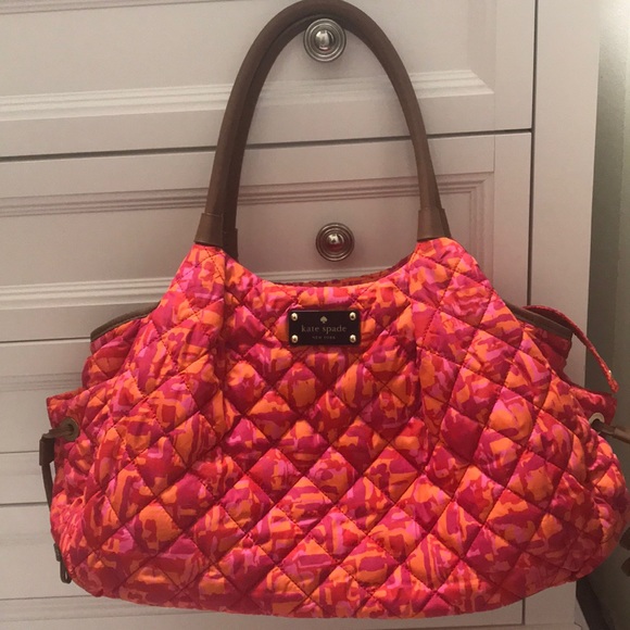 kate spade Handbags - Kate Spade Stevie Baby  Bag/Overnight Tote